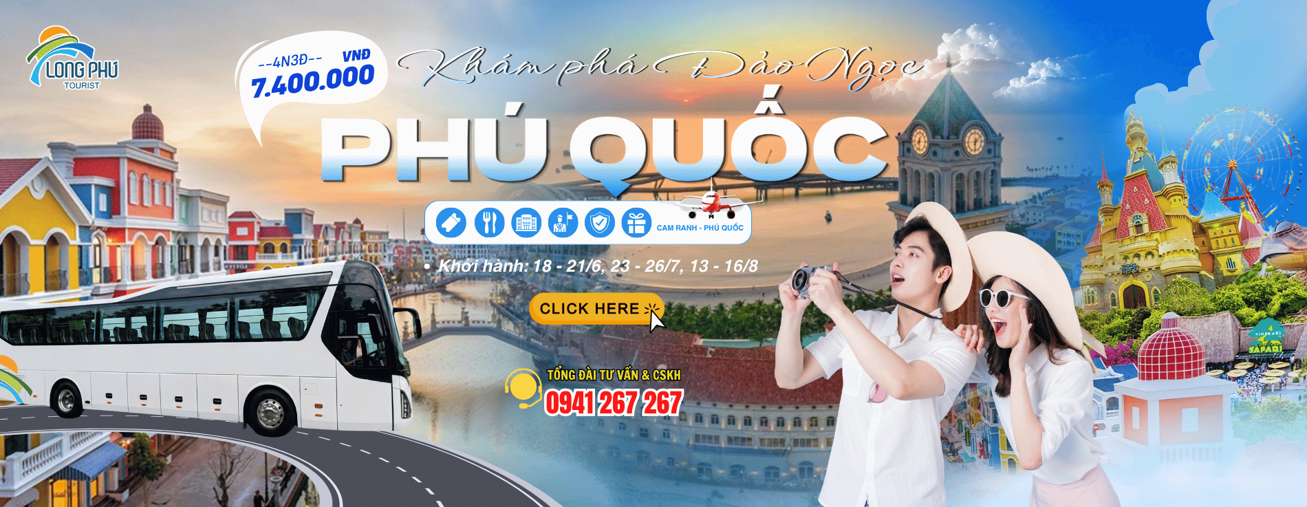 Banner Tour Phú Quốc