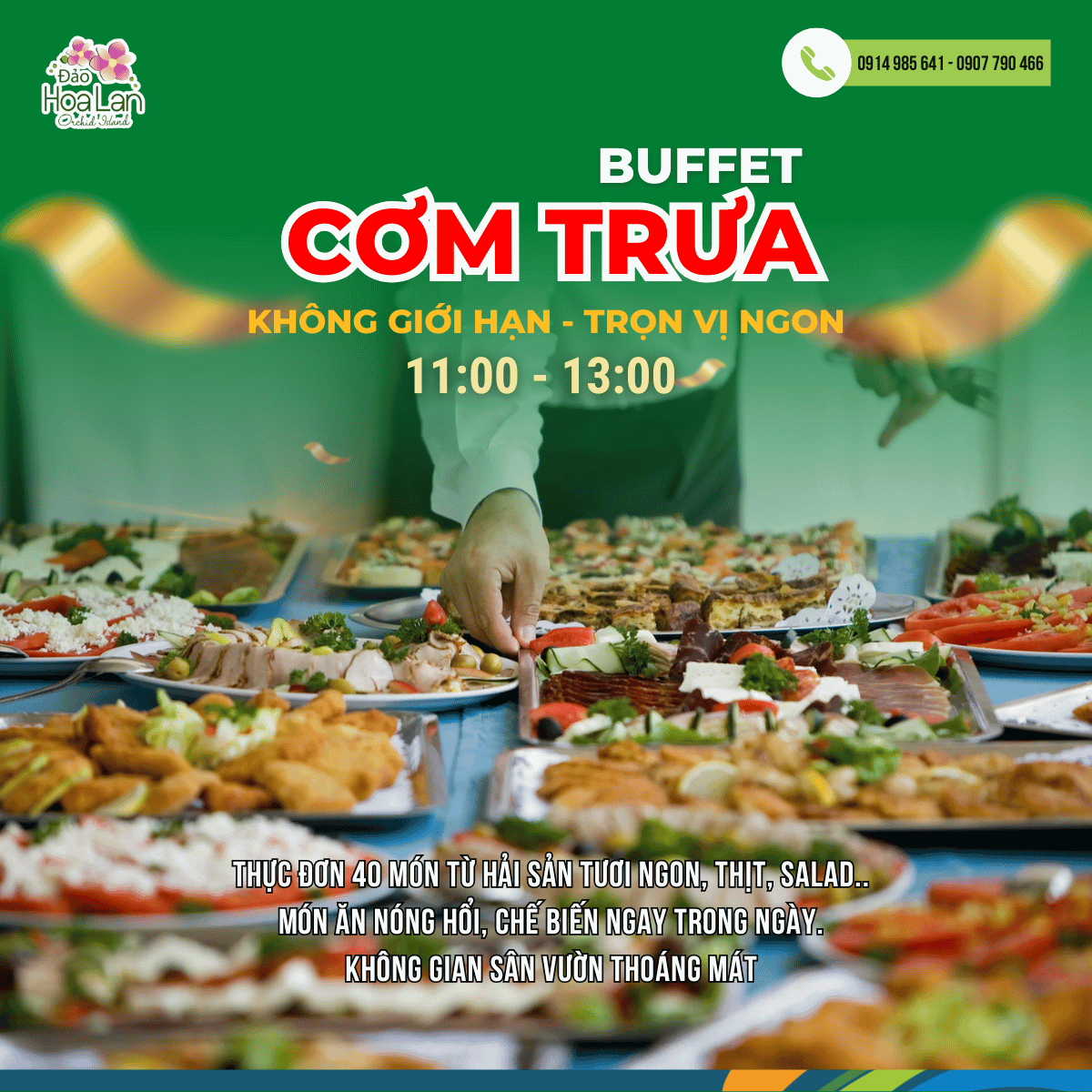 COMBO BUFFET HÈ ĐẢO HOA LAN