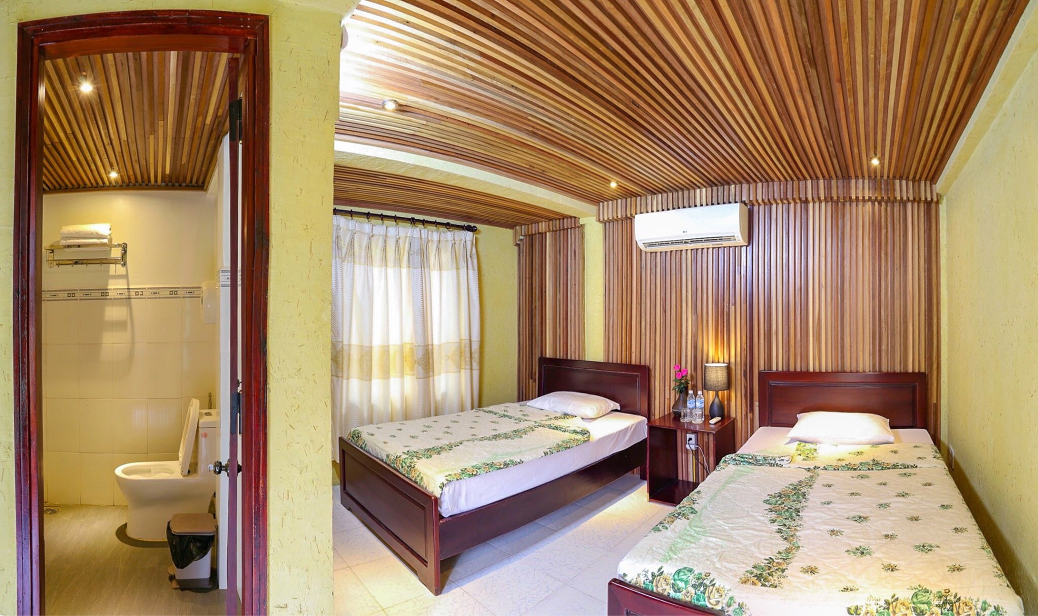 LƯU TRÚ PHÒNG NGHỈ MÁY LẠNH (2 GIƯỜNG)